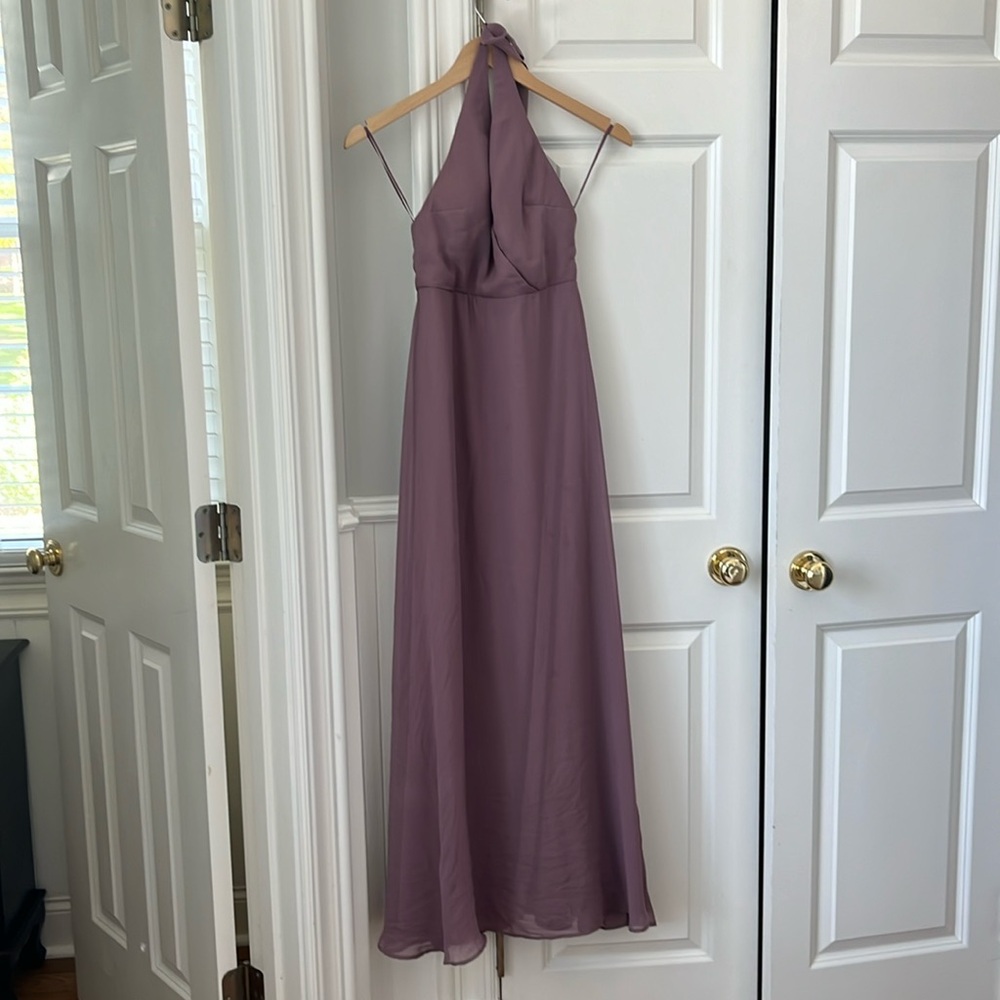 Birdy grey halter neck dress